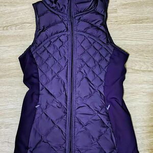 Lululemon Women's Purple and Black Gilet Vest